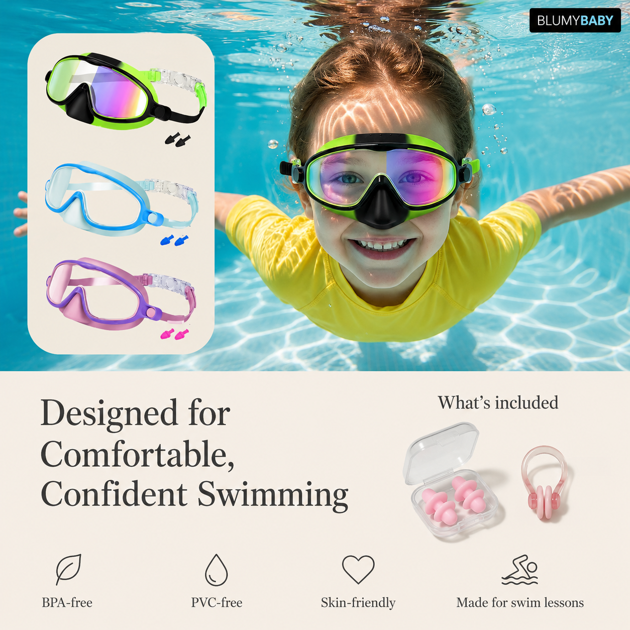 SplashyEyes™ Goggles (Full Nose Cover)